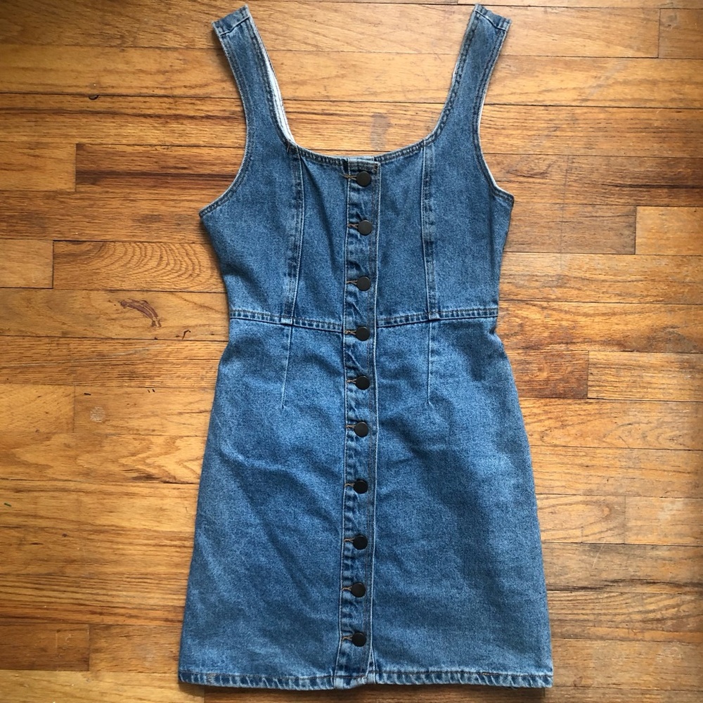 Urban Outfitters Denim Button Up Dress